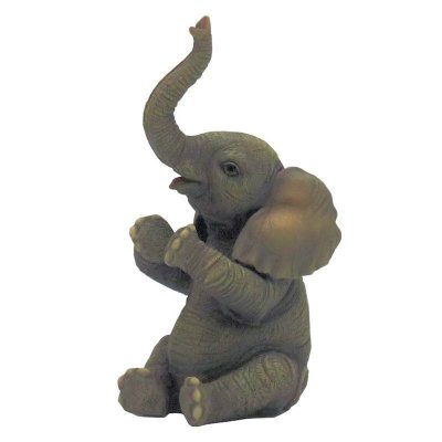 Baby Clapping Elephant Figurine