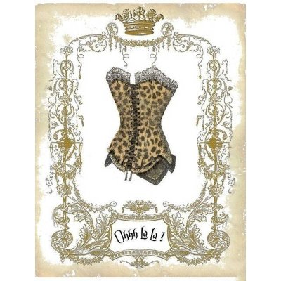 Spotted Huntress Corset Wall Art