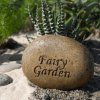 Rock Marker Figurine Fairy Garden Sign