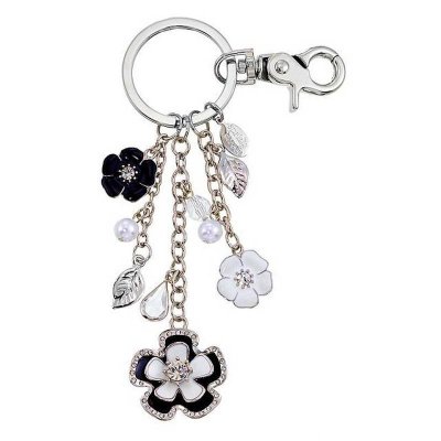 Casablanca Flowers Keychain by Spring Street Design