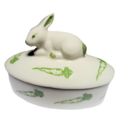 Bunny Figurine Trinket Box from Andrea by Sadek