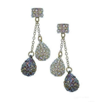 Tear Drop Tassels Chandelier Earrings by Spring Street