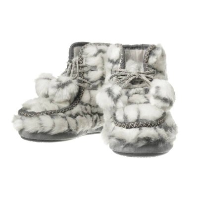 Leopard Print Boutique Furry Boots by Dearfoam