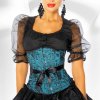 Teal Temptress Underbust Corset