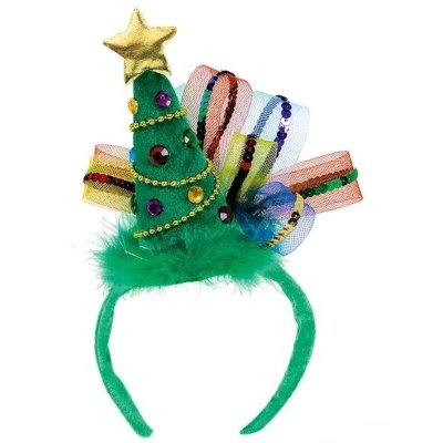 Holiday Sparkle Tree Christmas Headband