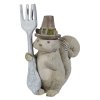 Animal Figurine Thanksgiving Place Card Holder