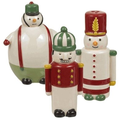 Nutcracker Christmas Salt & Pepper Shakers