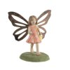 Gardening Fairy Figurine with Metal Wings