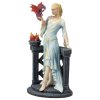 Maiden Admiring Baby Dragon Figurine by Veronese Design