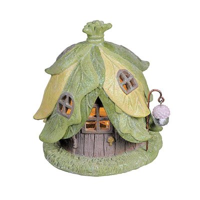 Light Up Leafy Fairy House with Remote by Grasslands Road