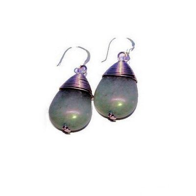 Aventurine Gemstone Earrings with Special Properties