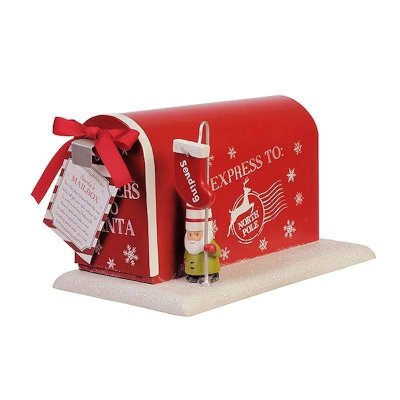 Mailbox Figurine Christmas Letters to Santa