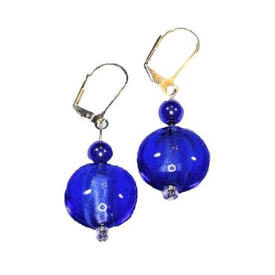 Mystical Crystal Orb Beaded Earrings