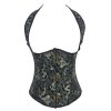 Golden Dragons Steel Boned Underbust Corset