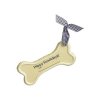 Dog Bone Figurine Christmas Ornament by Grasslands Road