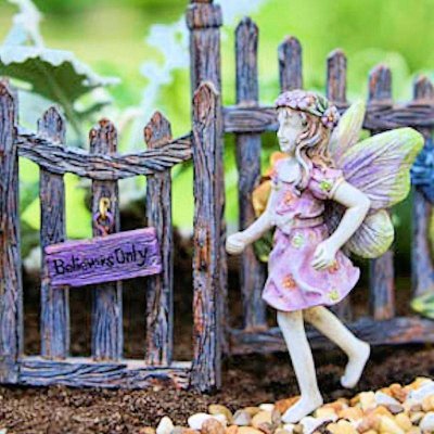 Violet Fairy Garden Figurine