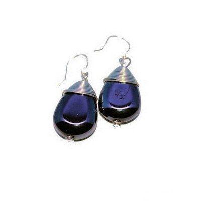 Hematite Gemstone Earrings with Special Properties