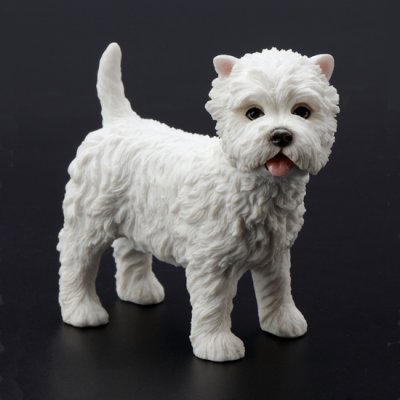 West Highland Terrier Dog Figurine Standing