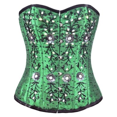 Gemstone Girlie Steel Boned Beaded Corset