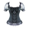 Demure Mystical Enchantress Corset with Sleeves