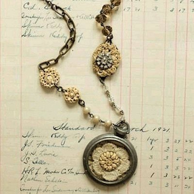 Lace Vintage Heirloom Pendant Necklace