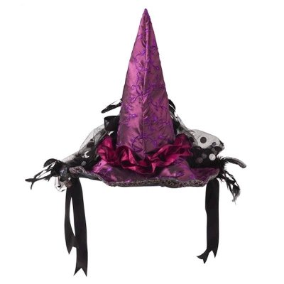 Glamour Queen Halloween Witch Hat