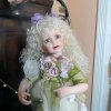 Springtime Woodland Fairy Porcelain Doll Table Lamp