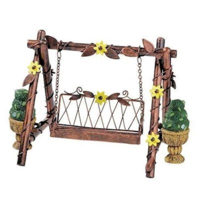 Swing Fairy Garden Figurine by Grasslands Road