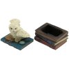 Snow Owl Flapping Wings Trinket Box Owl Figurine