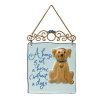 Angel Pet Glass Window Pane Ornament Wall Art