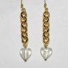 Chained Hearts Chandelier Earrings by I Love Bracelets