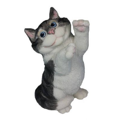 Little Thief Grey Tabby Cat Figurine