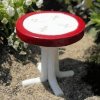 Table Figurine Red Retro Fairy Garden Furniture