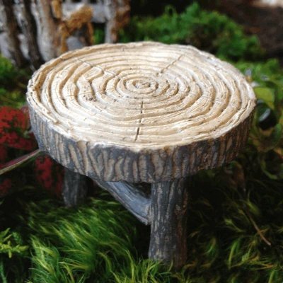 Table Figurine Cut Wood Fairy Garden Furniture