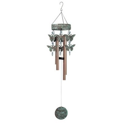 Butterfly Figurine Wind Chime Hanging Garden Ornament