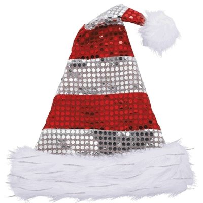 Santa Sparkle Christmas Hat