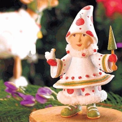 Dash Away Blitzen Tree Elf Large Ornament