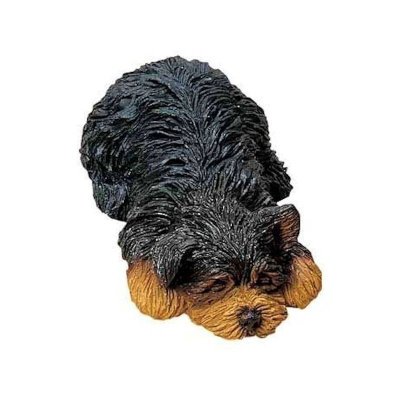 Yorkshire Terrier Dog Figurine Puppy Snoozing