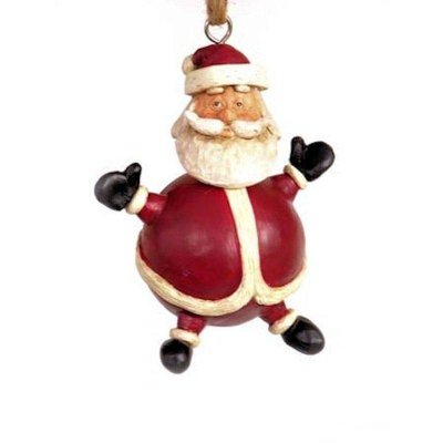 Bobble Head Large Santa Figurine Christmas Ornament