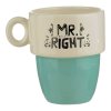 Mr Right & Mrs Always Right Stackable Coffee Mug Set