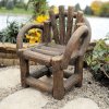 Chair Furniture Fantail Wood Fairy Garden Furniture