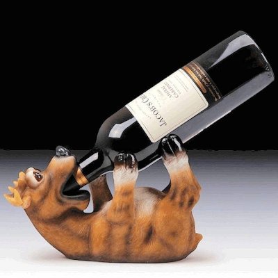 Deer Wine Holder Figurine