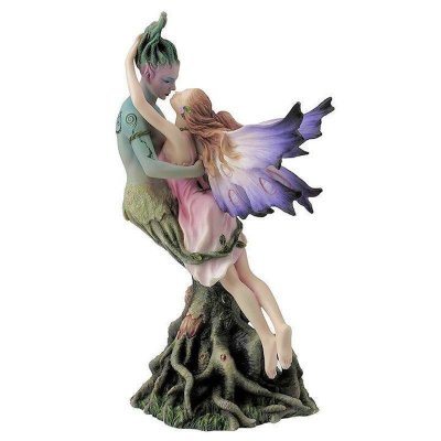 Kissing Tree Beard Romantic Fairy Figurine