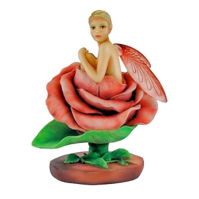 Charmed Rose Fairy Figurine by Rachael Tallamy