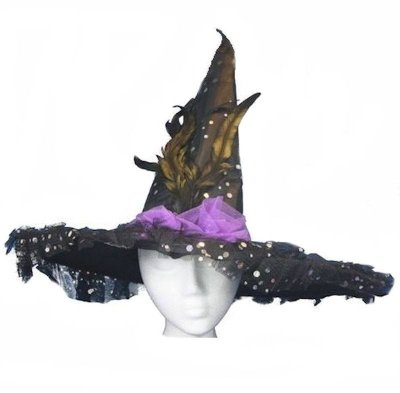 Polka Dot Halloween Witch Hat