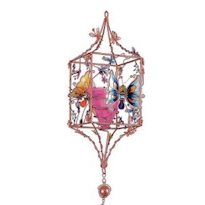 Butterfly Candle Holder Wind Chime Garden Ornament