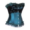 Elegant Teal Goddess Corset