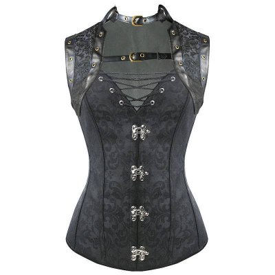 Desirous Dominus Steel Boned Corset with Jacket