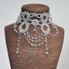 Beaded Victorian Glamour Choker Necklace