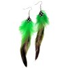 Feather Earrings Long Tibetan